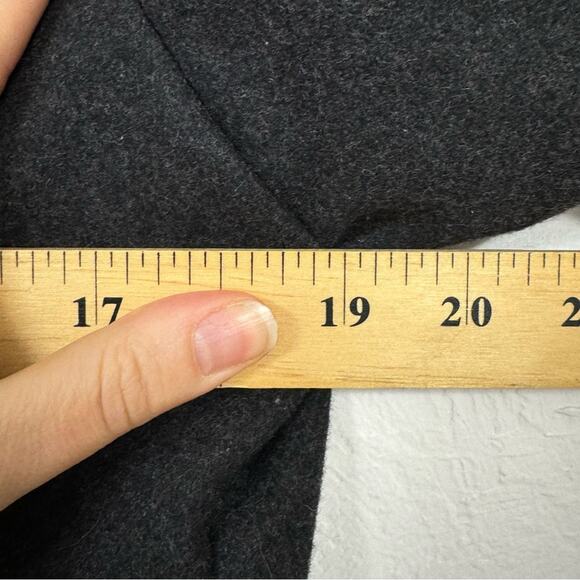 Michael Kors Charcoal Grey Wool Pea Coat Womens S Classic Warm Winter Short Fall - Picture 9 of 9